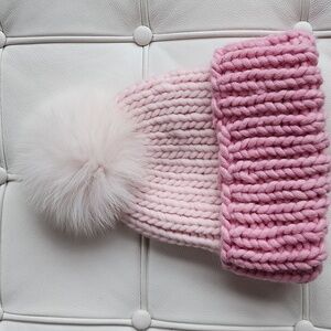 Eugenia Kim Pink PomPom Hat